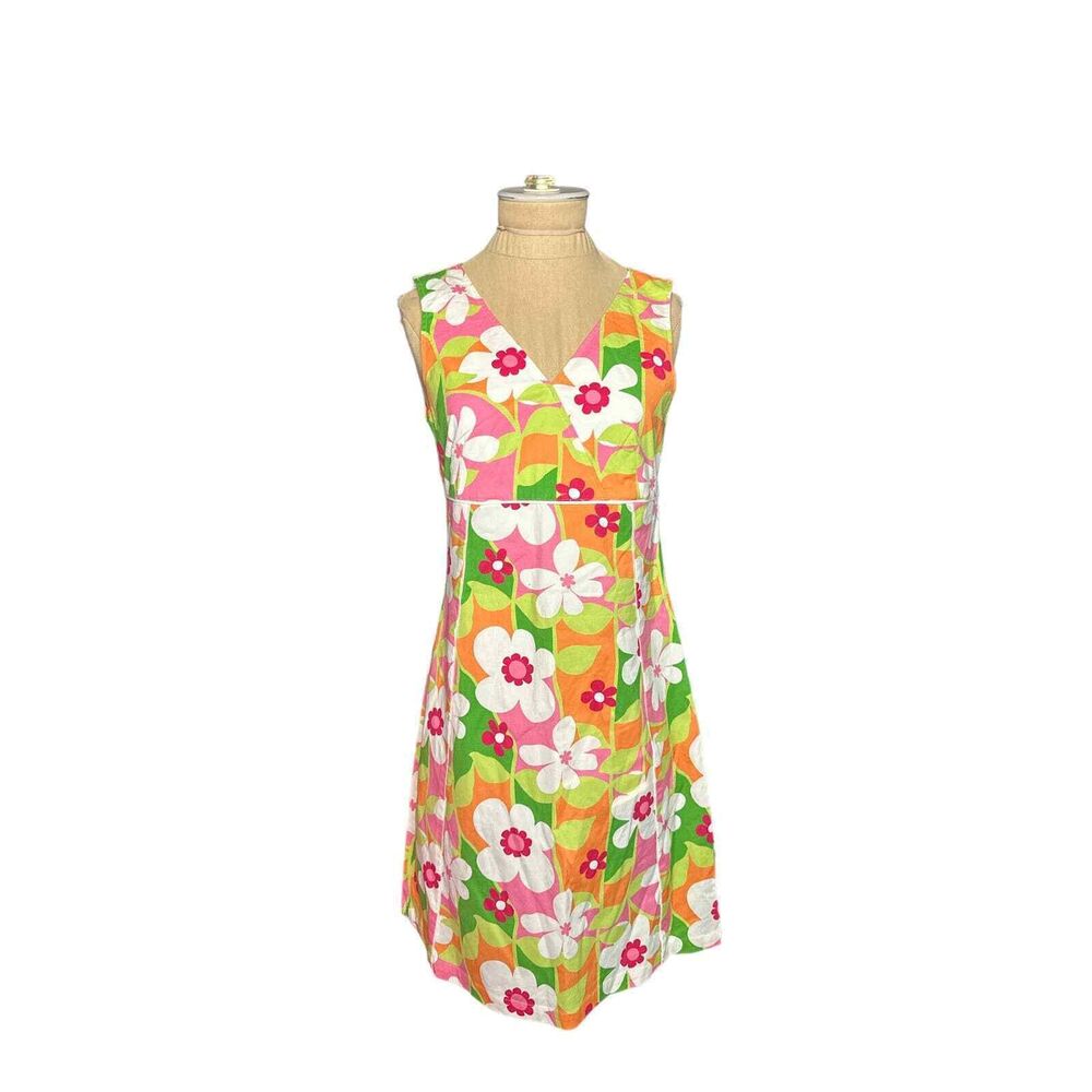 Abercrombie & Fitch Bright Floral Cotton Dress Size Medium